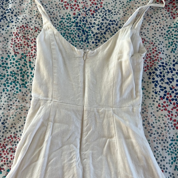White Ruffle Dress - Picture 4 of 5